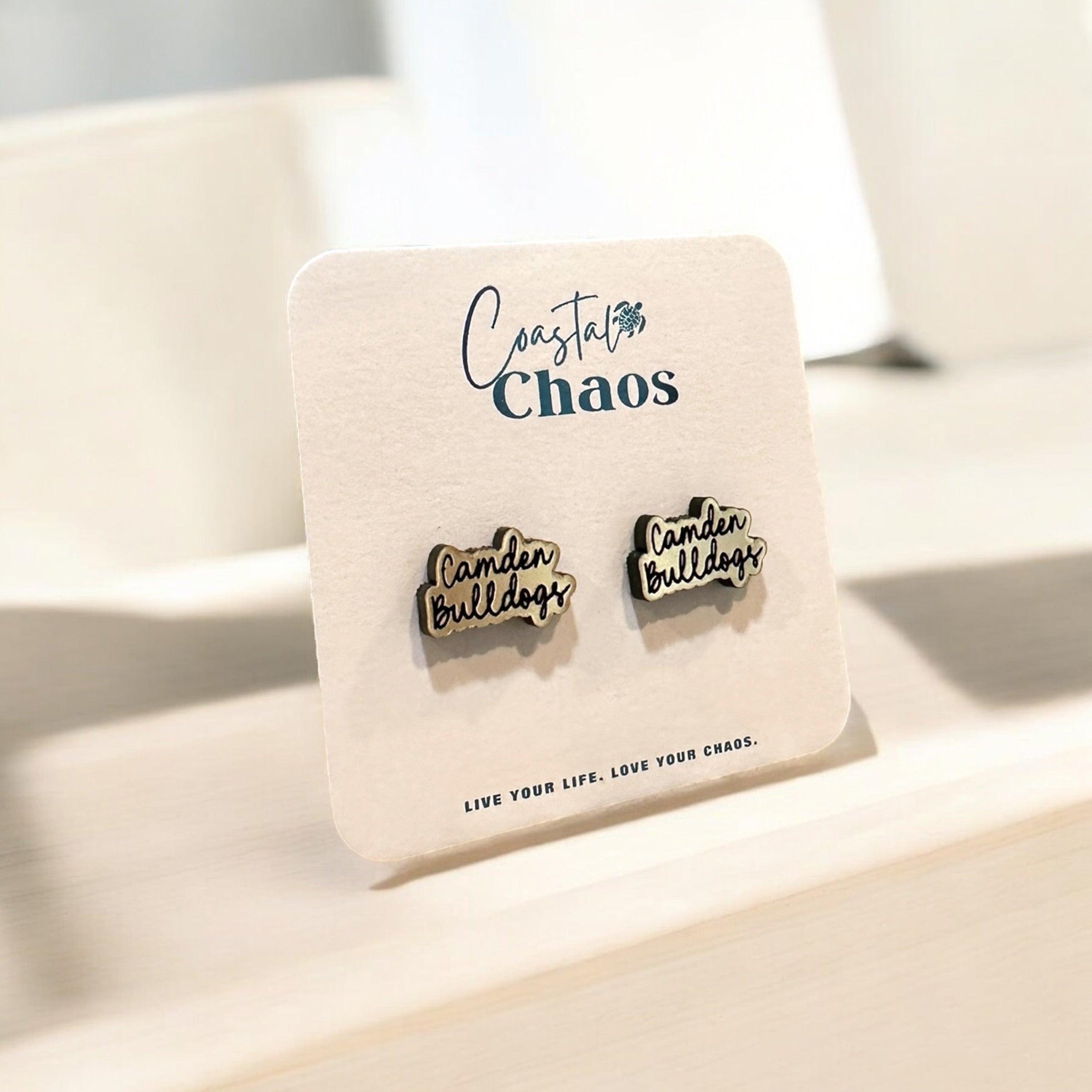 Team stud earrings - Coastal Chaos LLC