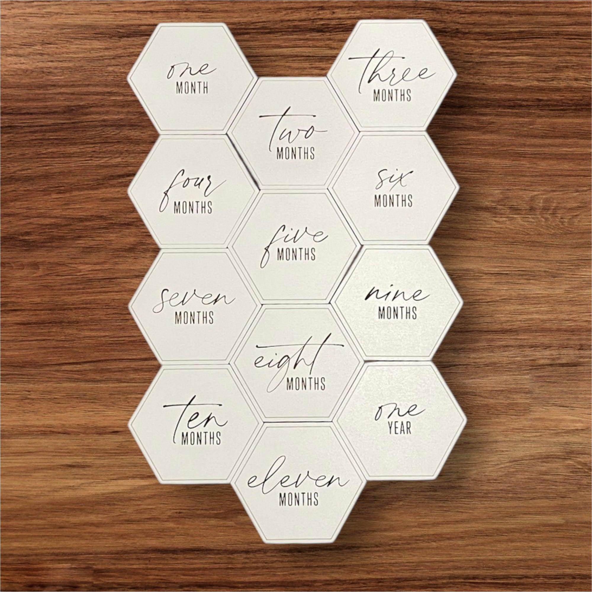 Baby Milestone Set - Monthly Milestone Markers - Coastal Chaos LLC