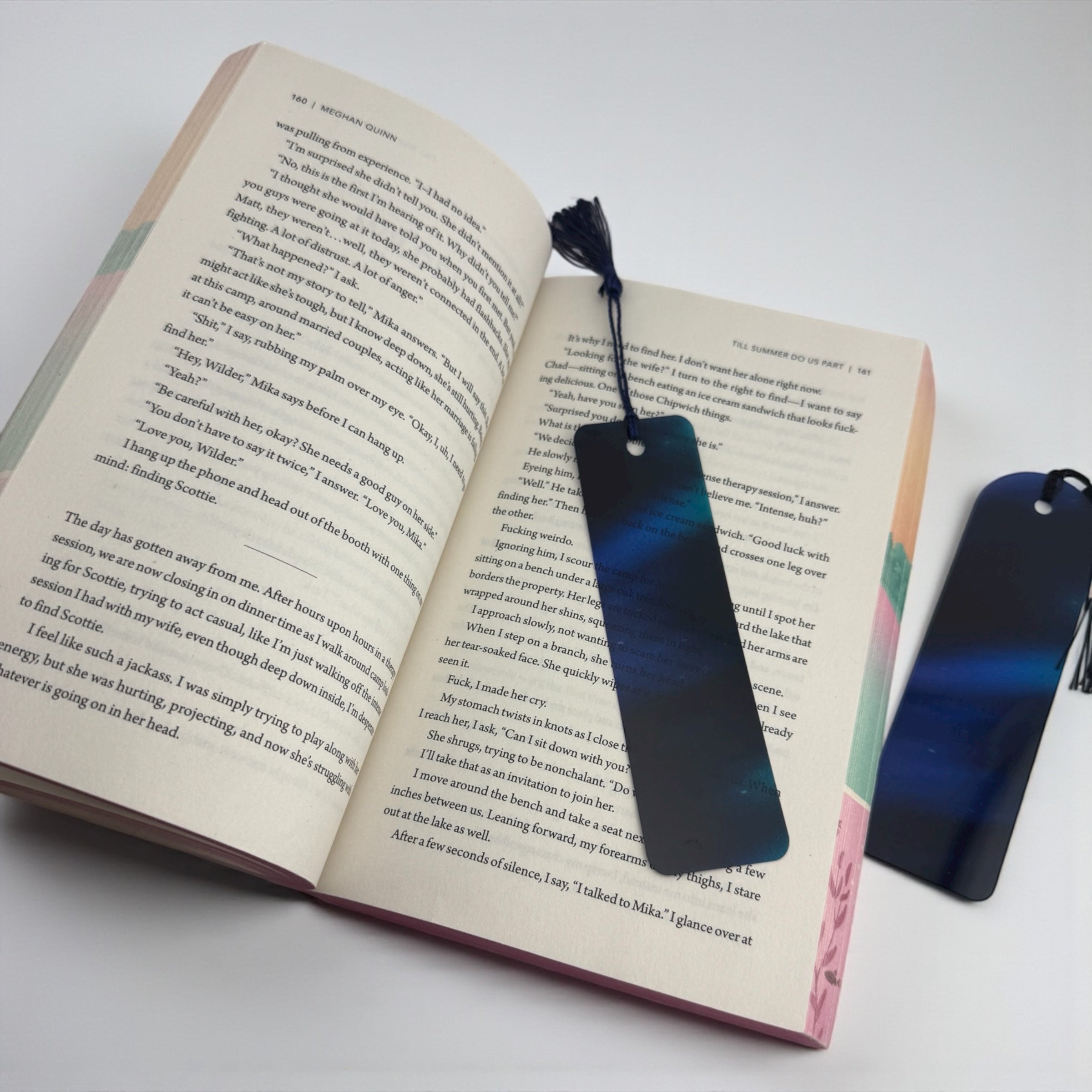 Custom Acrylic Bookmarks – Laser Engraved Bookmark with Tassel • Gift for Book Lovers