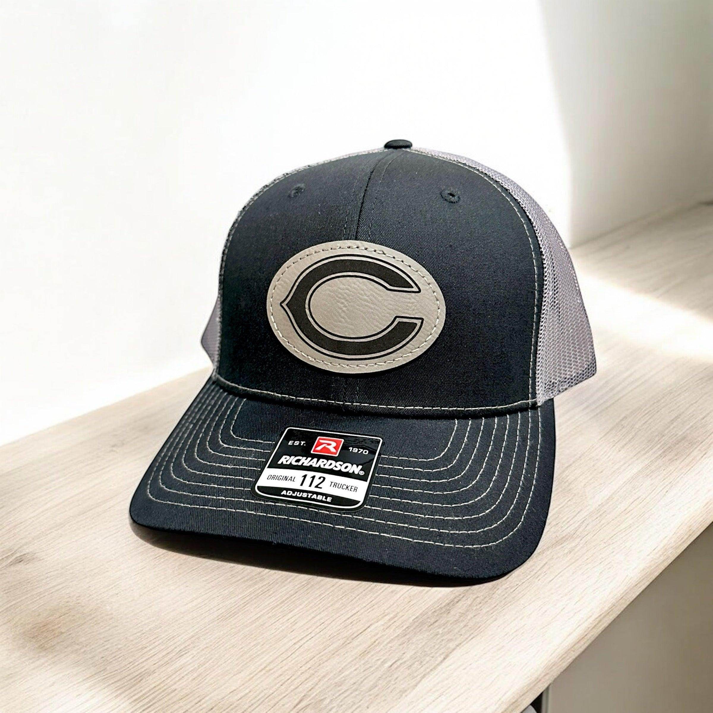 Camden Bulldogs Customized Richardson 112 Trucker Hat with Leather Patch - Coastal Chaos LLC