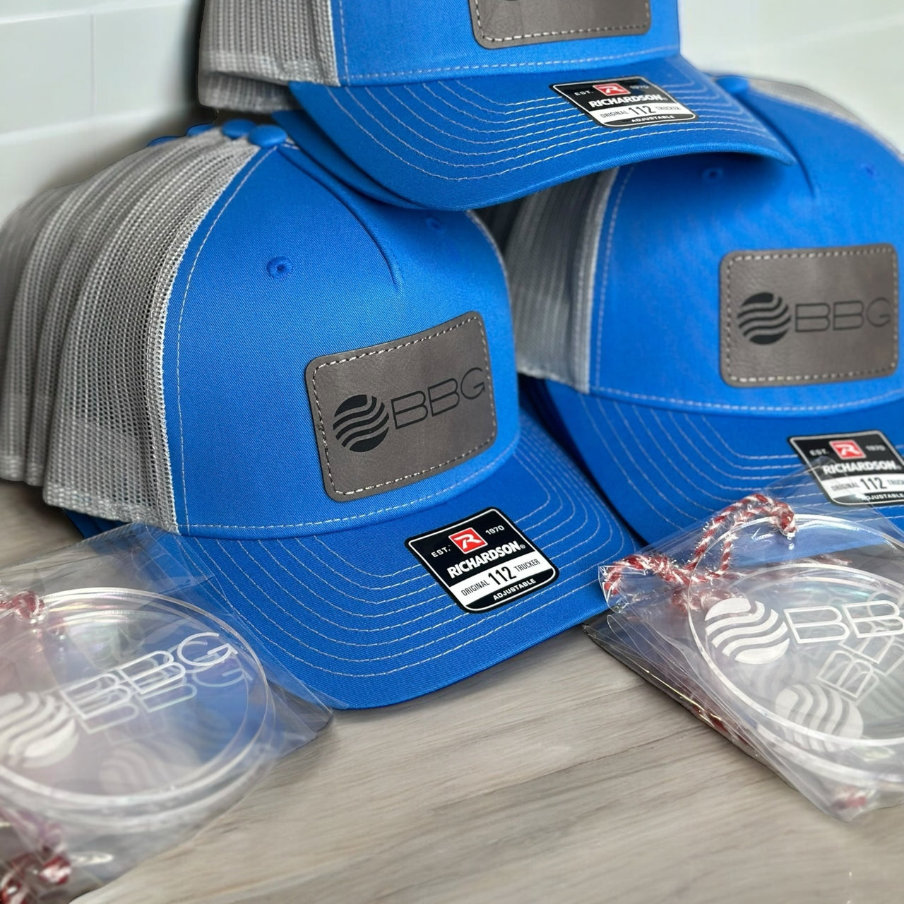 Custom hats with your business logo or school name