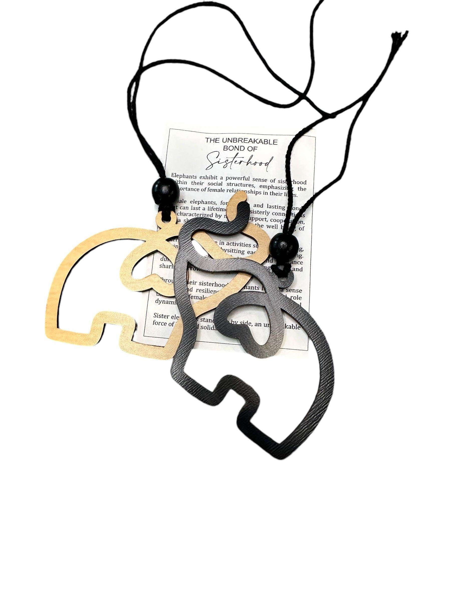 Handcrafted Wooden Elephant Car Charms - Coastal Chaos LLC