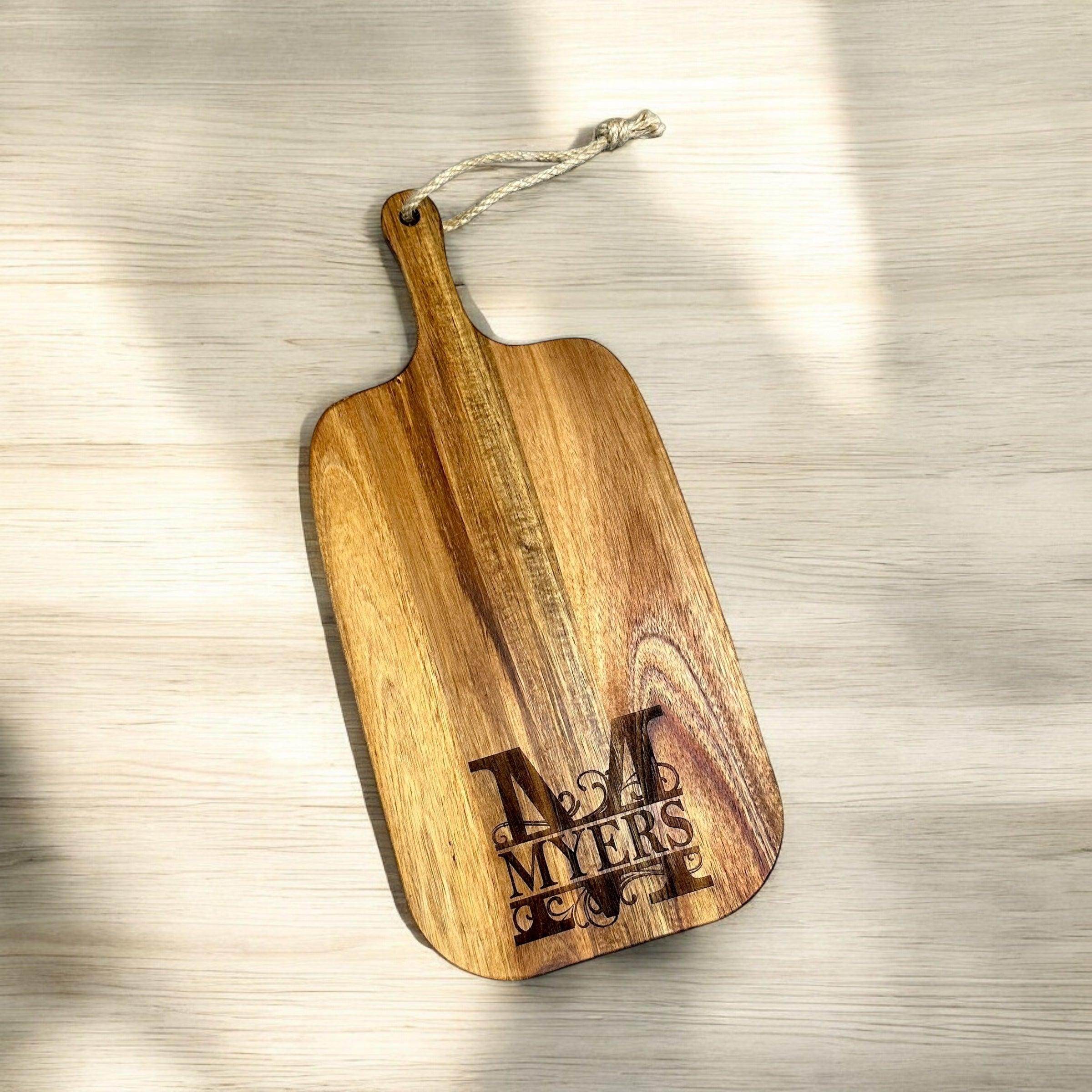 Personalized Cutting Board, Housewarming, Gift, Present, Women, Men, Charcuterie, Anniversary Birthday, Wedding - Coastal Chaos LLC