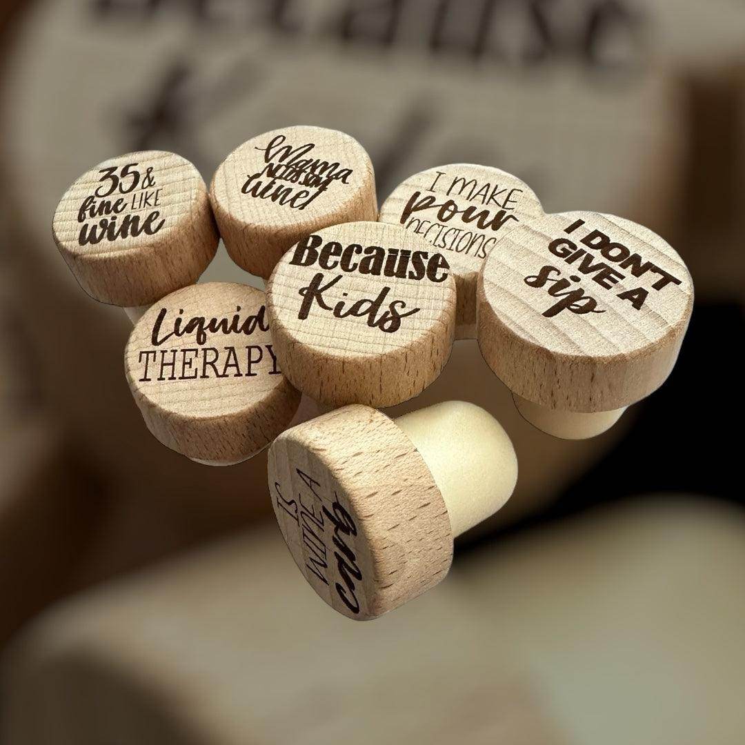 Fun Wine Corks Party Favors - Ideal for Wine Lovers and Gift Givers - Coastal Chaos LLC