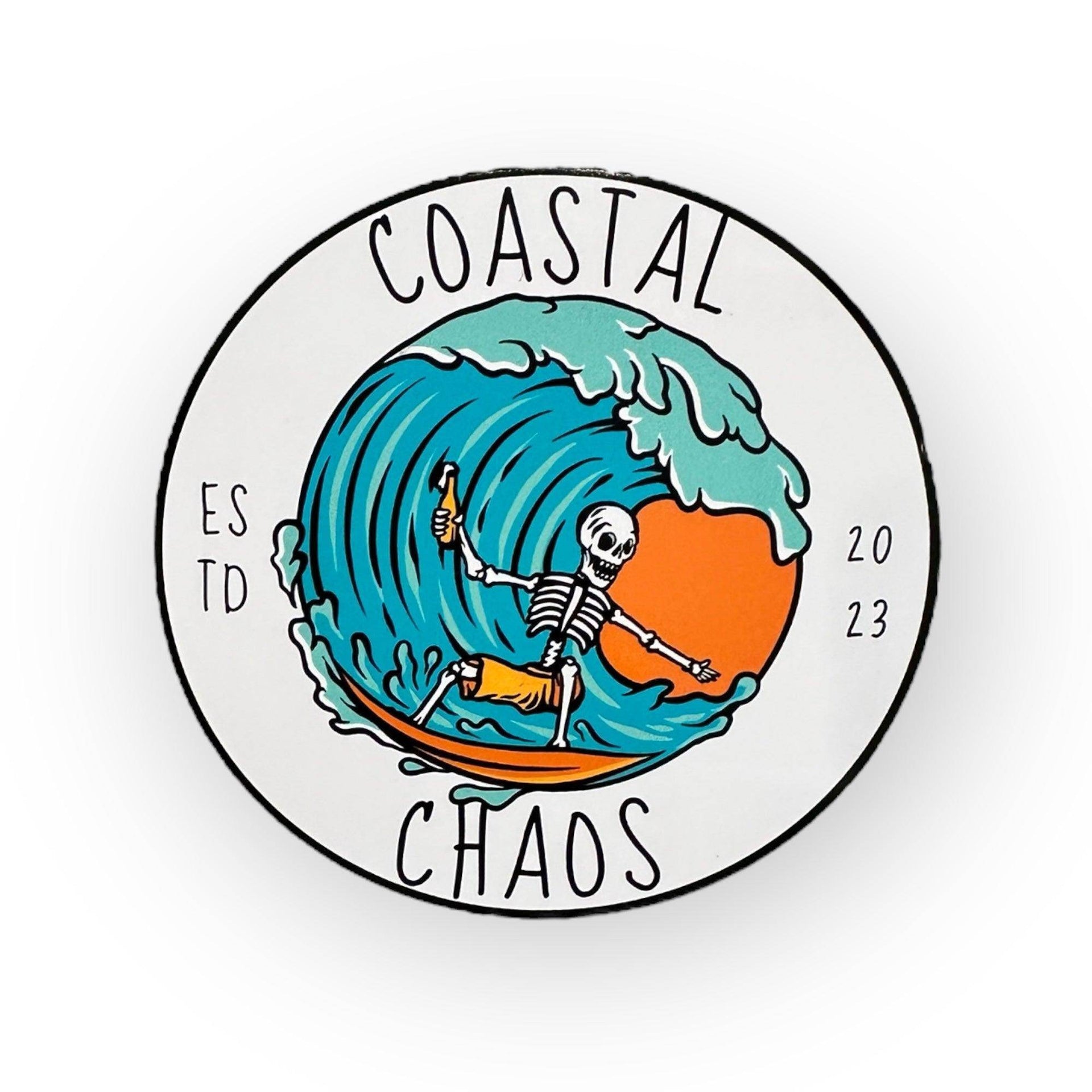 Coastal Chaos sticker - Coastal Chaos LLC