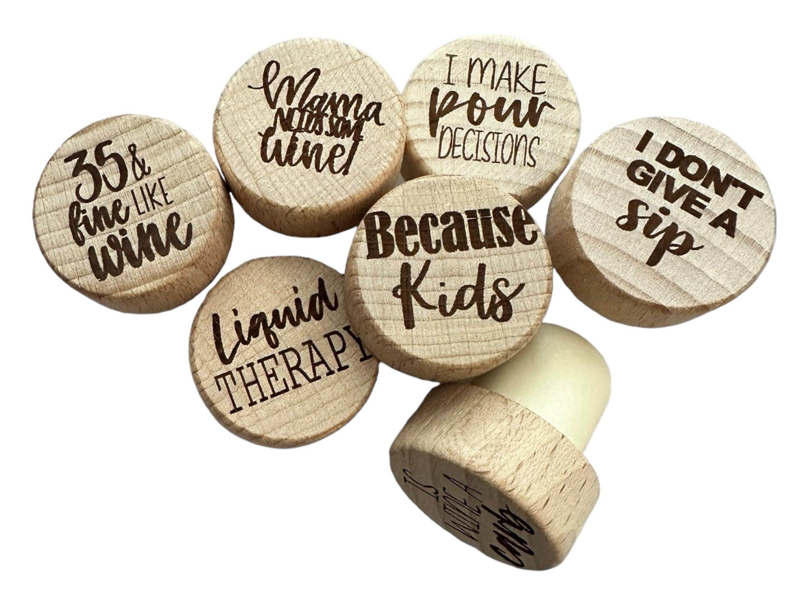 Fun Wine Corks Party Favors - Ideal for Wine Lovers and Gift Givers - Coastal Chaos LLC