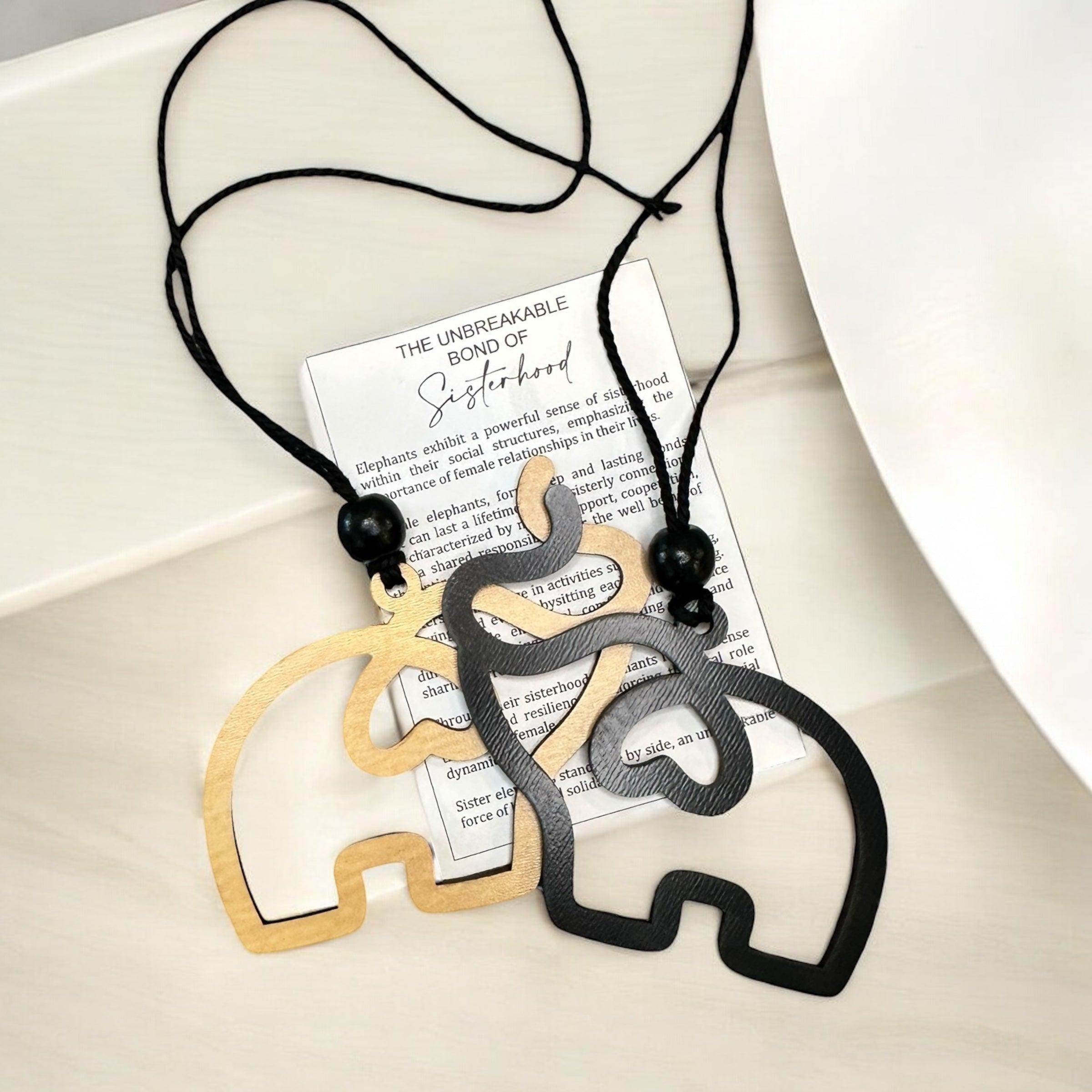 Handcrafted Wooden Elephant Car Charms - Coastal Chaos LLC