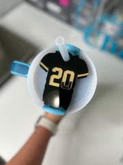 Football Jersey Stanley H2.0 40oz topper - Coastal Chaos LLC