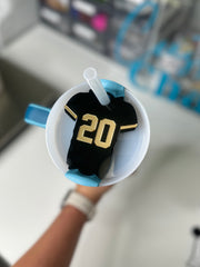 Football Jersey Stanley H2.0 40oz topper - Coastal Chaos LLC