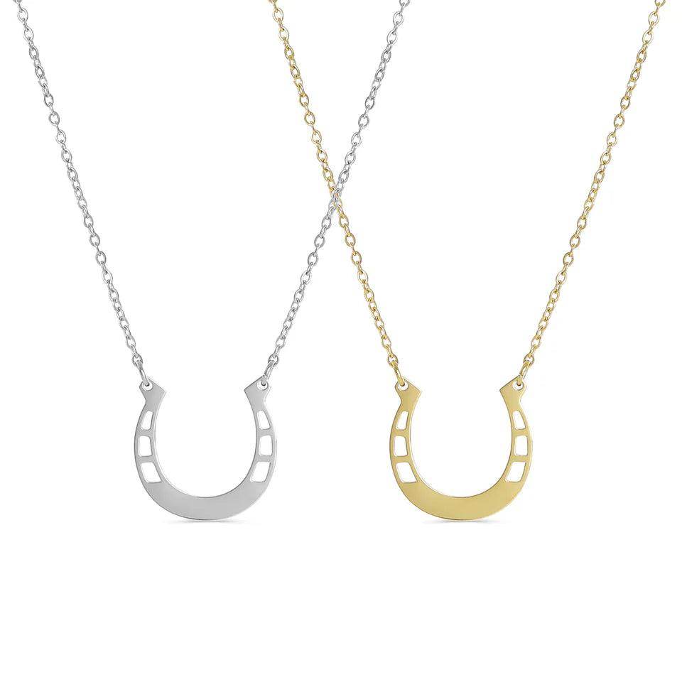 Personalized Horseshoe Necklace - Coastal Chaos LLC