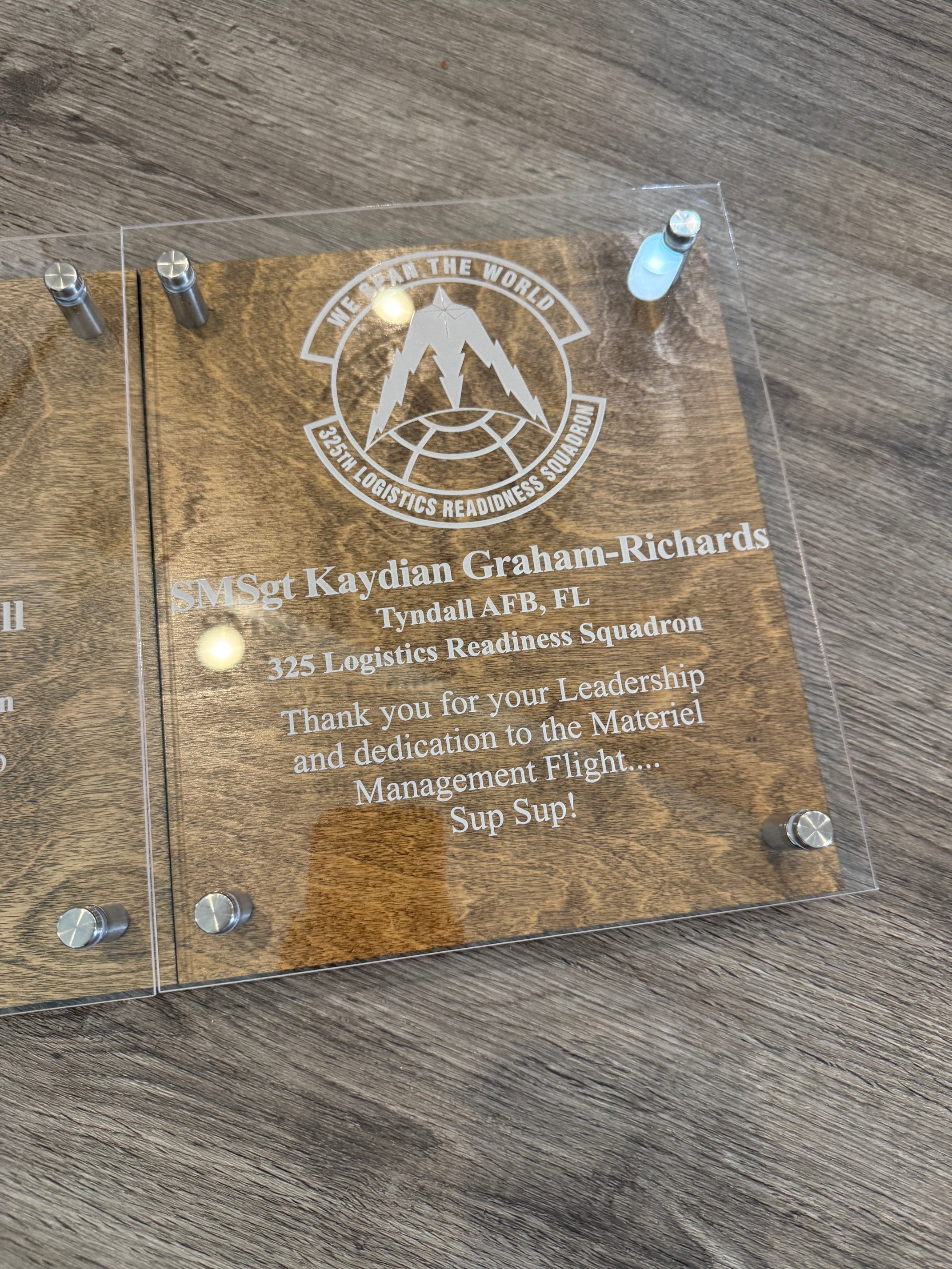 Custom Recognition Plaque – Wood and Acrylic Award Plaques | Personalized Gifts