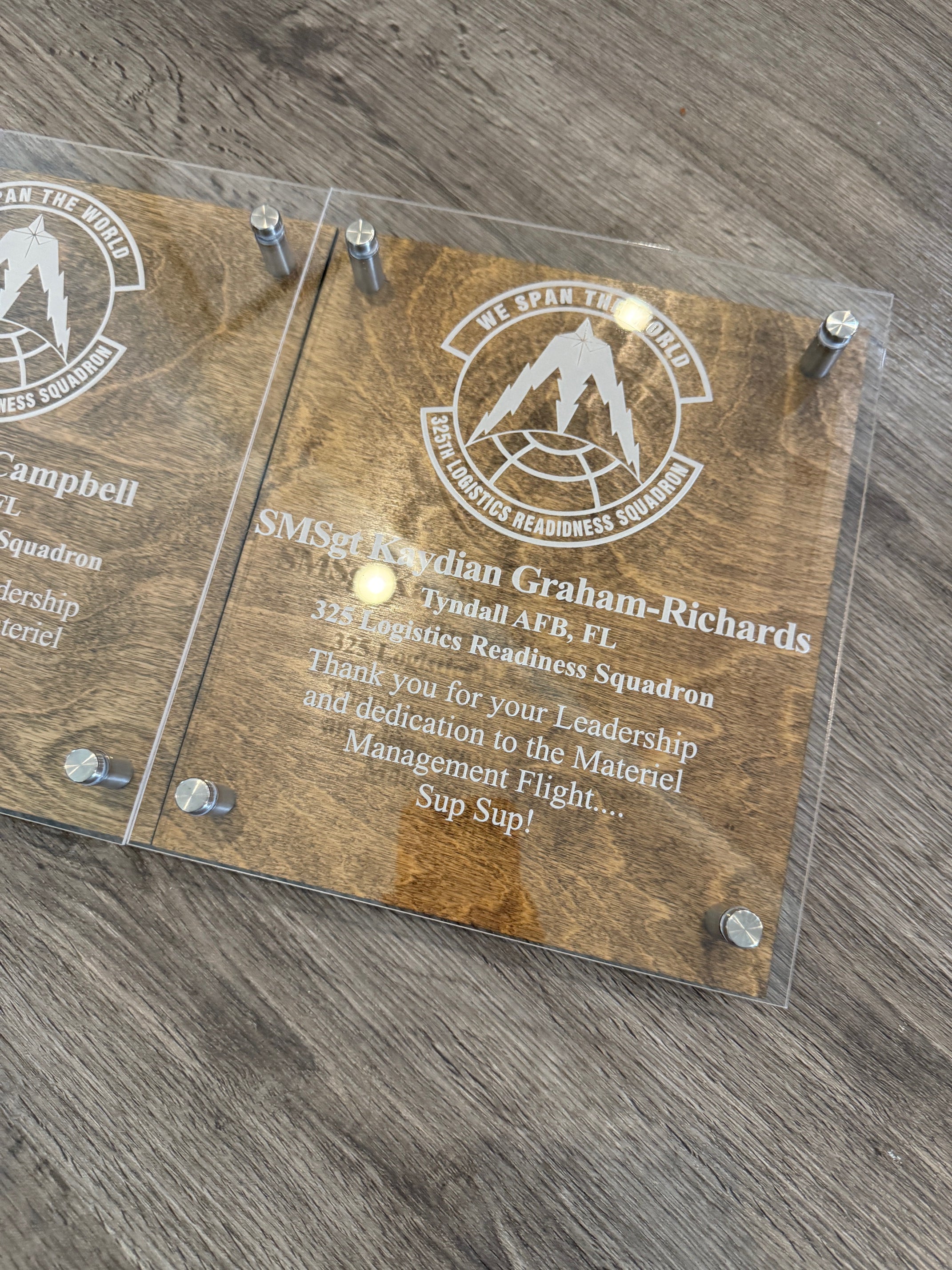 Custom Recognition Plaque – Wood and Acrylic Award Plaques | Personalized Gifts