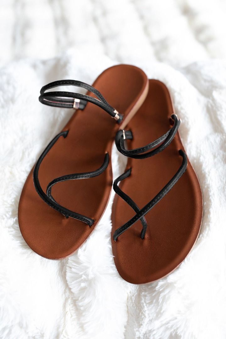 Santorini Sandals - Black