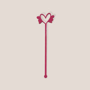 wine red/pink (heart with wings)