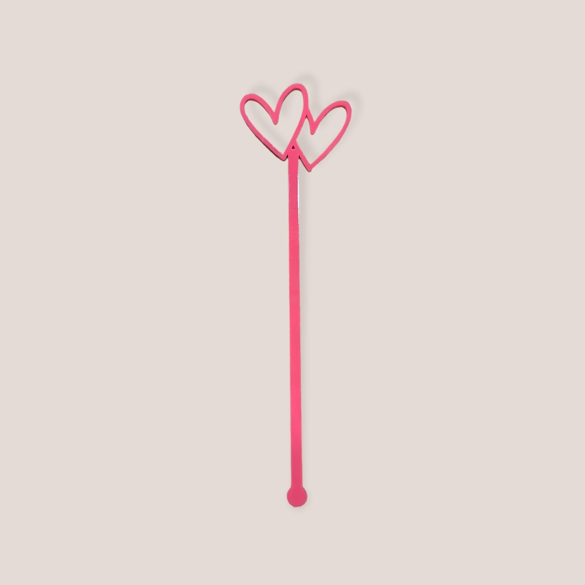 Valentines drink stirrers, heart drink stirrers, valentines gift, wedding gift, fun present for wife, gift for her, galentines gift, drinks - Coastal Chaos LLC