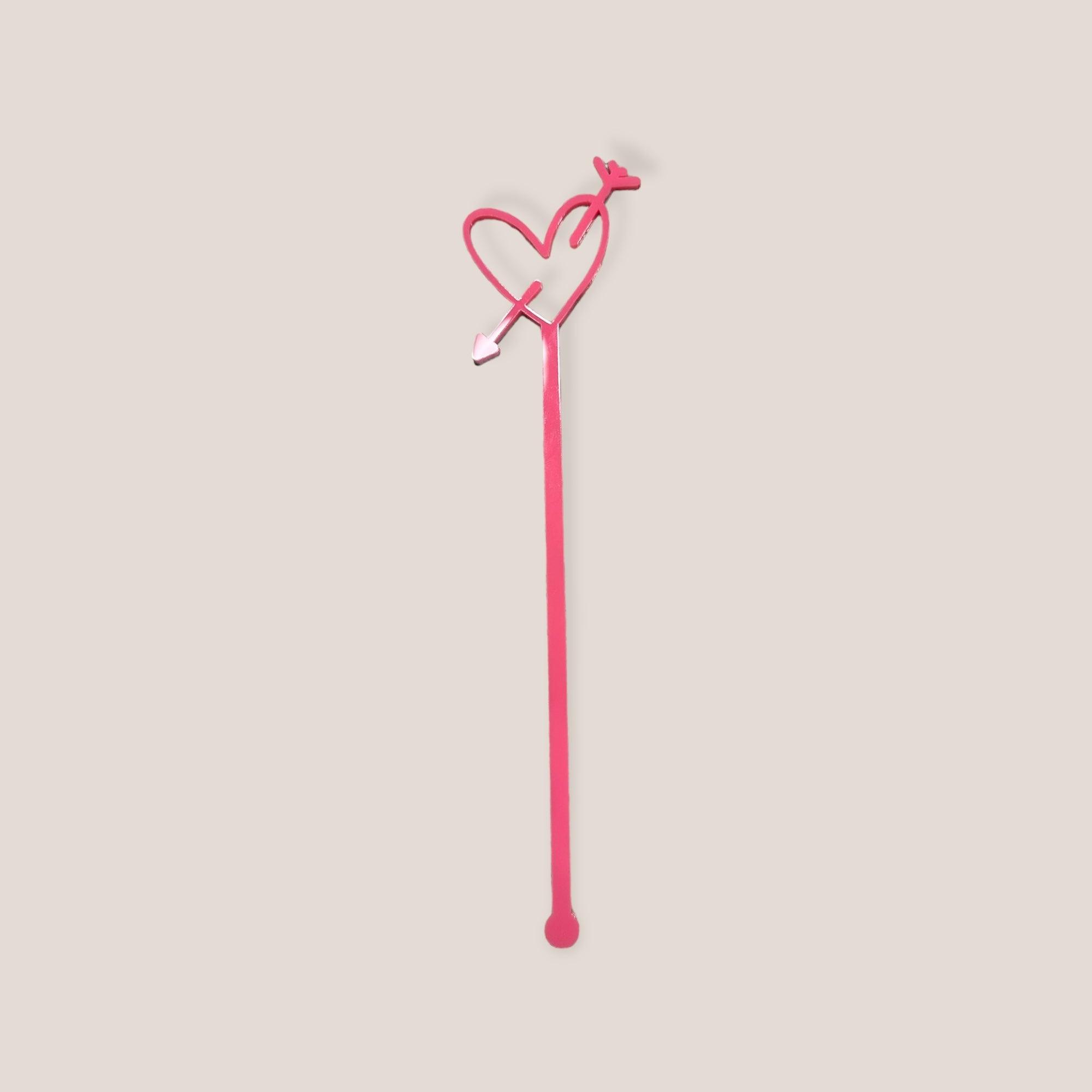 Valentines drink stirrers, heart drink stirrers, valentines gift, wedding gift, fun present for wife, gift for her, galentines gift, drinks - Coastal Chaos LLC