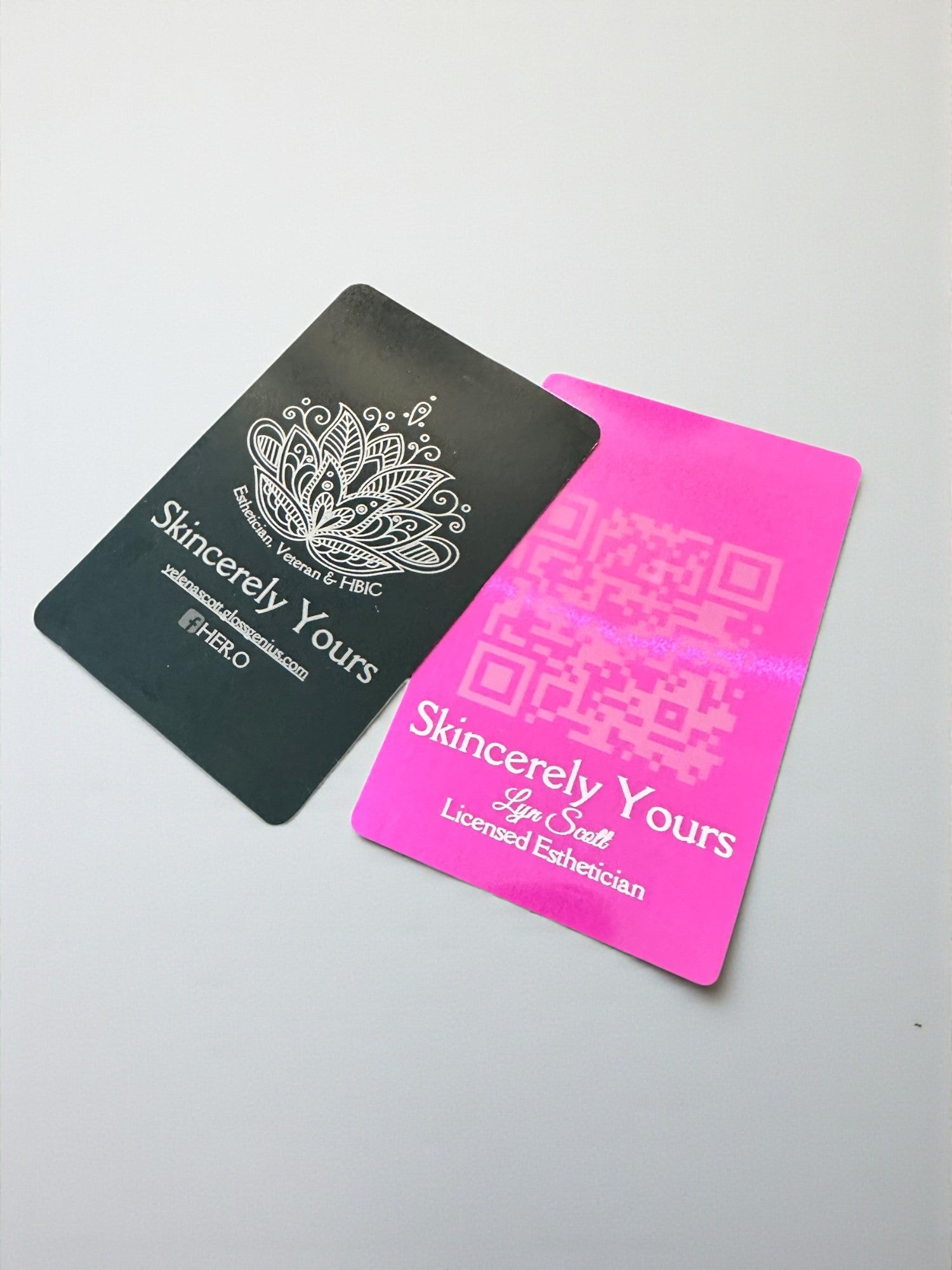 Custom Aluminum Business Cards - Durable Metal Cards with Logo Engraving