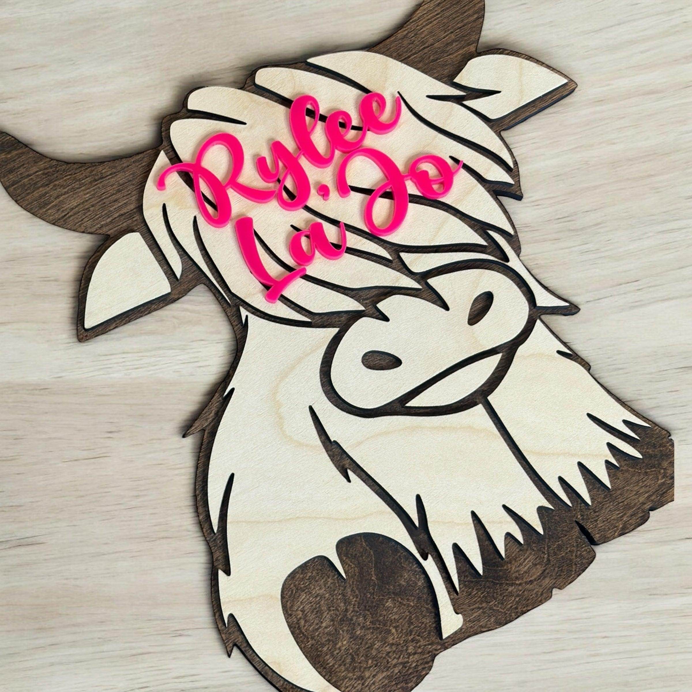 Cow baby milestone set, milestone set for baby pictures - Coastal Chaos LLC