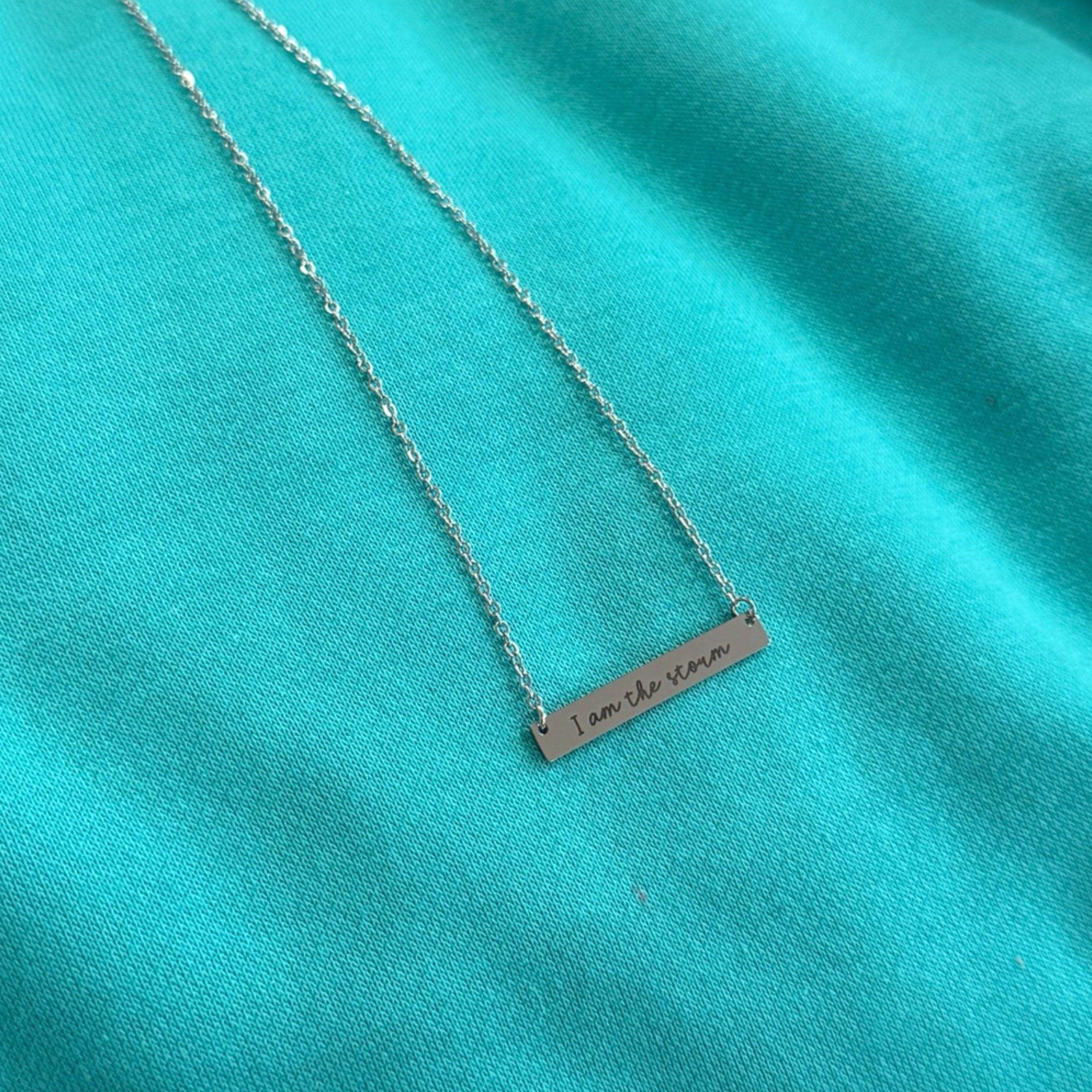Custom Bible Verse Necklace, Personalized necklace for Christians, Inspirational necklace - Coastal Chaos LLC