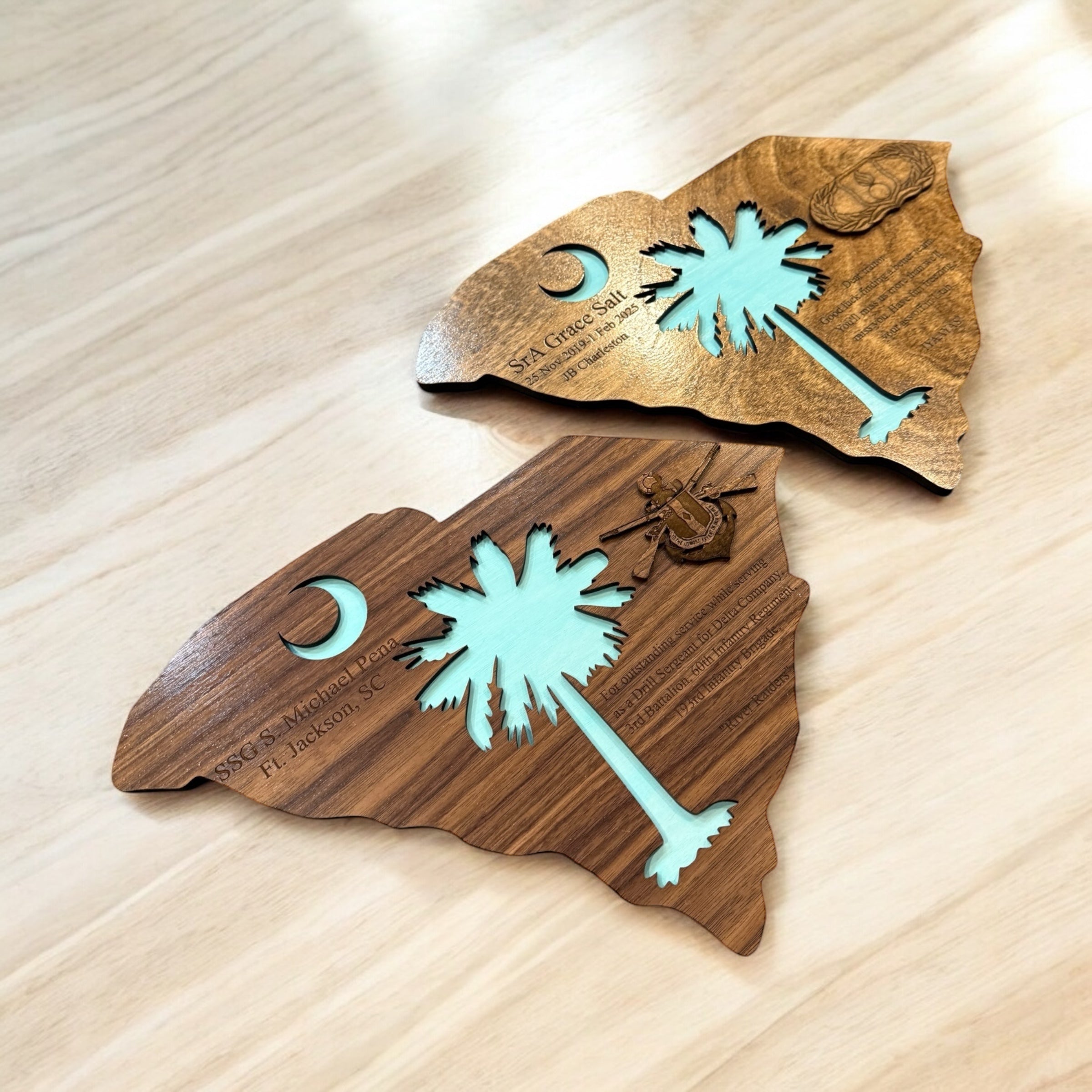 South Carolina Personalized Military Farewell Plaque