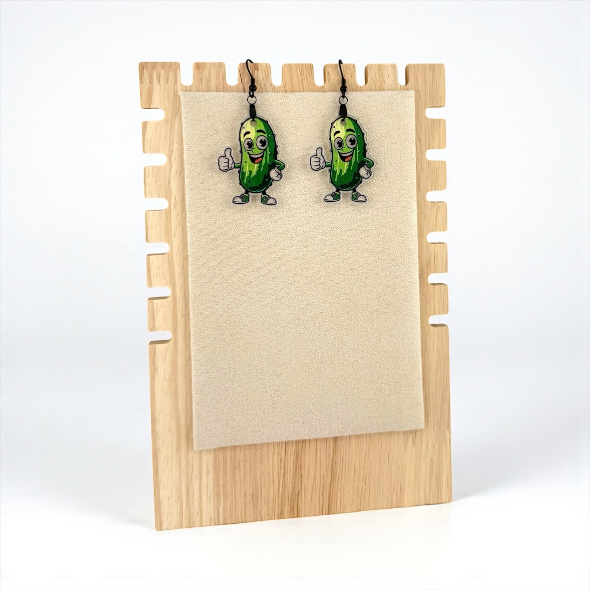 Funny Pickle Earrings – Cute Acrylic Dangle Earrings | Quirky Gift For Her