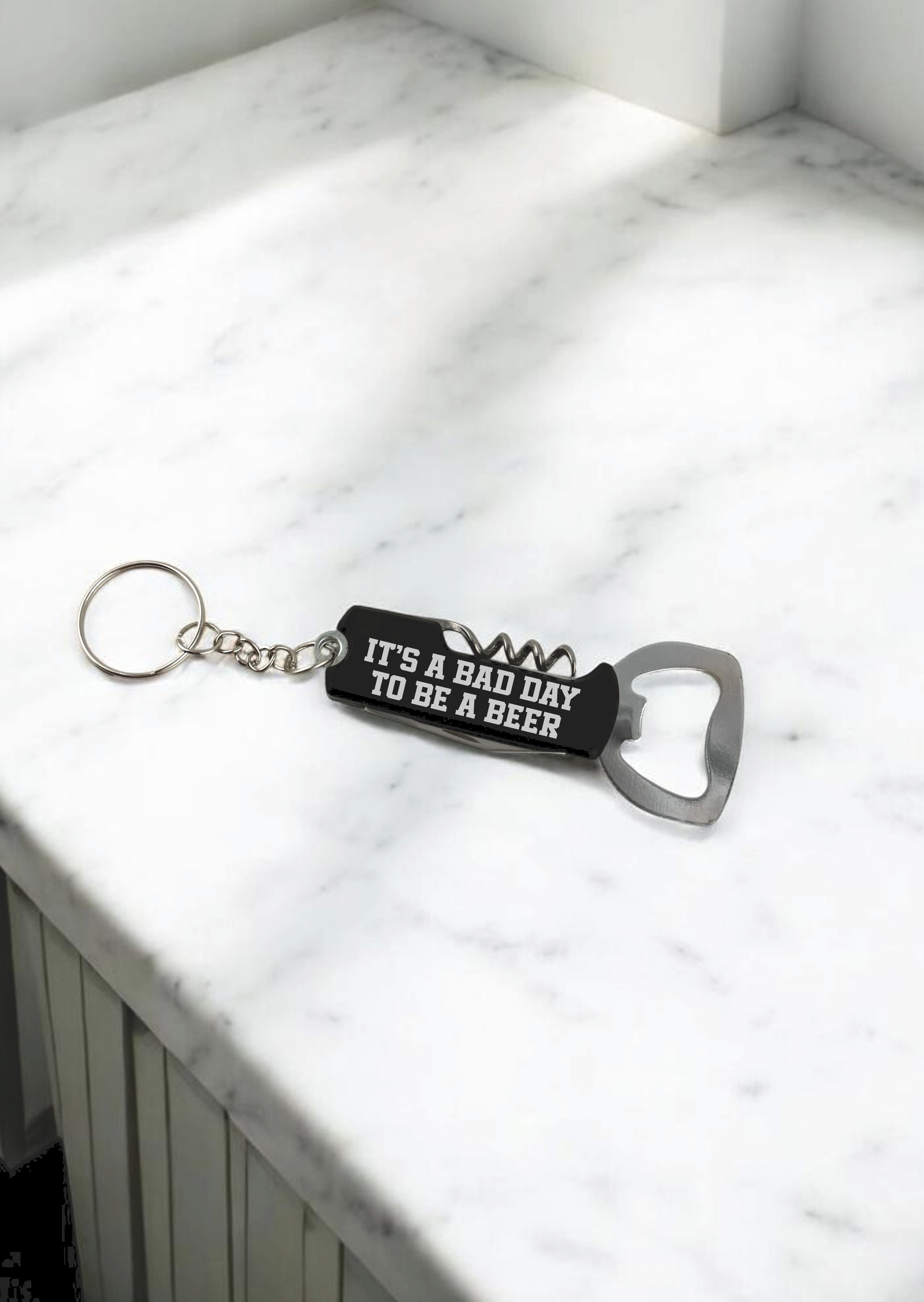 Personalized Bottle Opener Keychain for Dad | Father's Day Gift