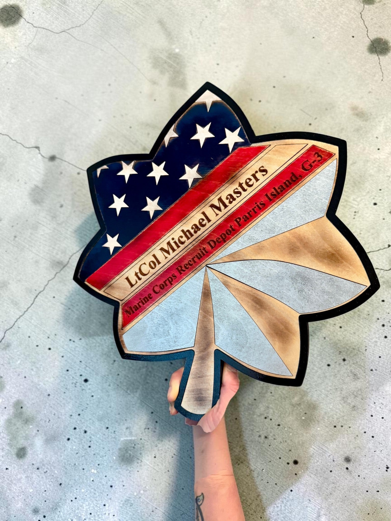 Air Force Custom Rank Plaque – Major & LtCol