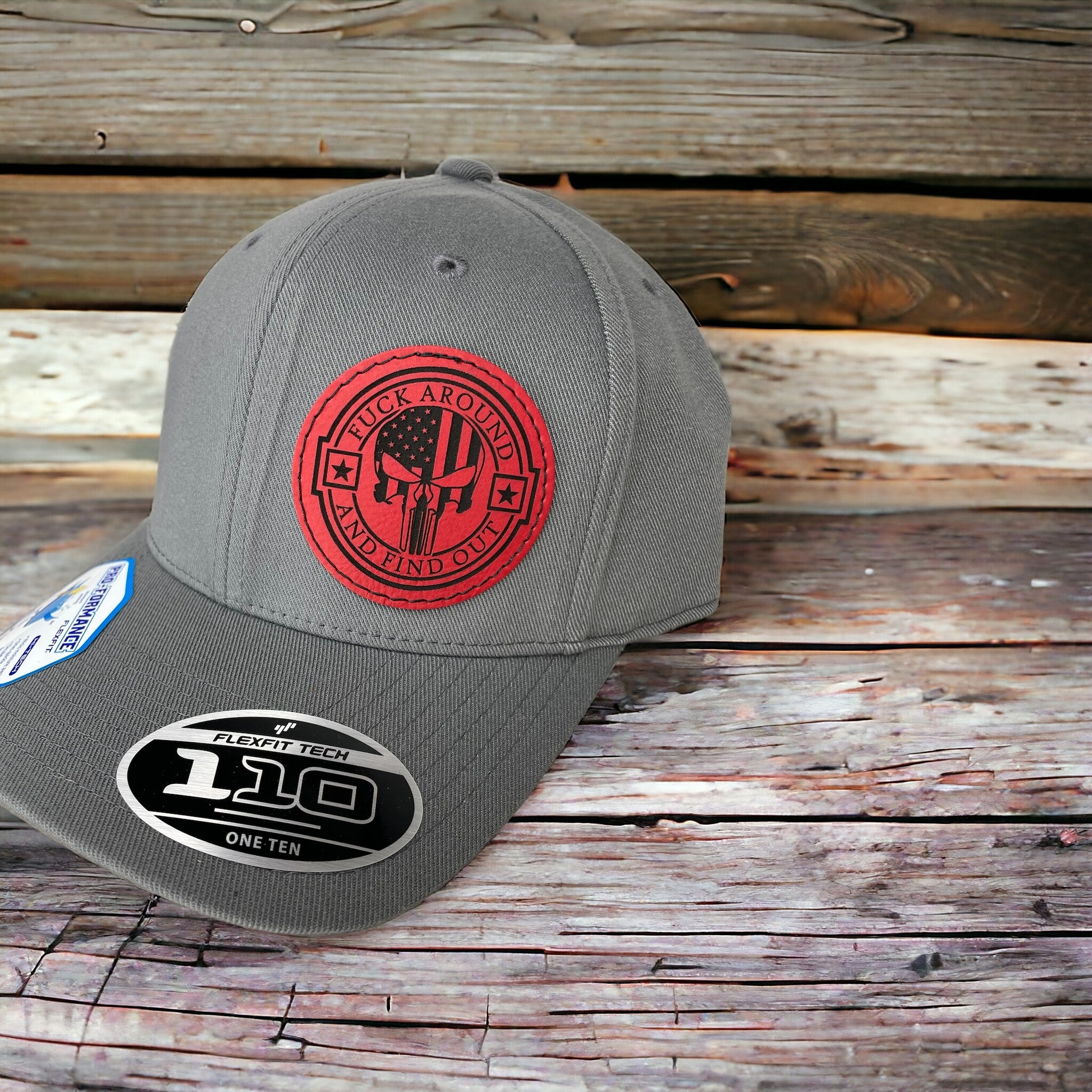 Freedom Richardson Hat – Adjustable Trucker Style Cap with Leather Patch