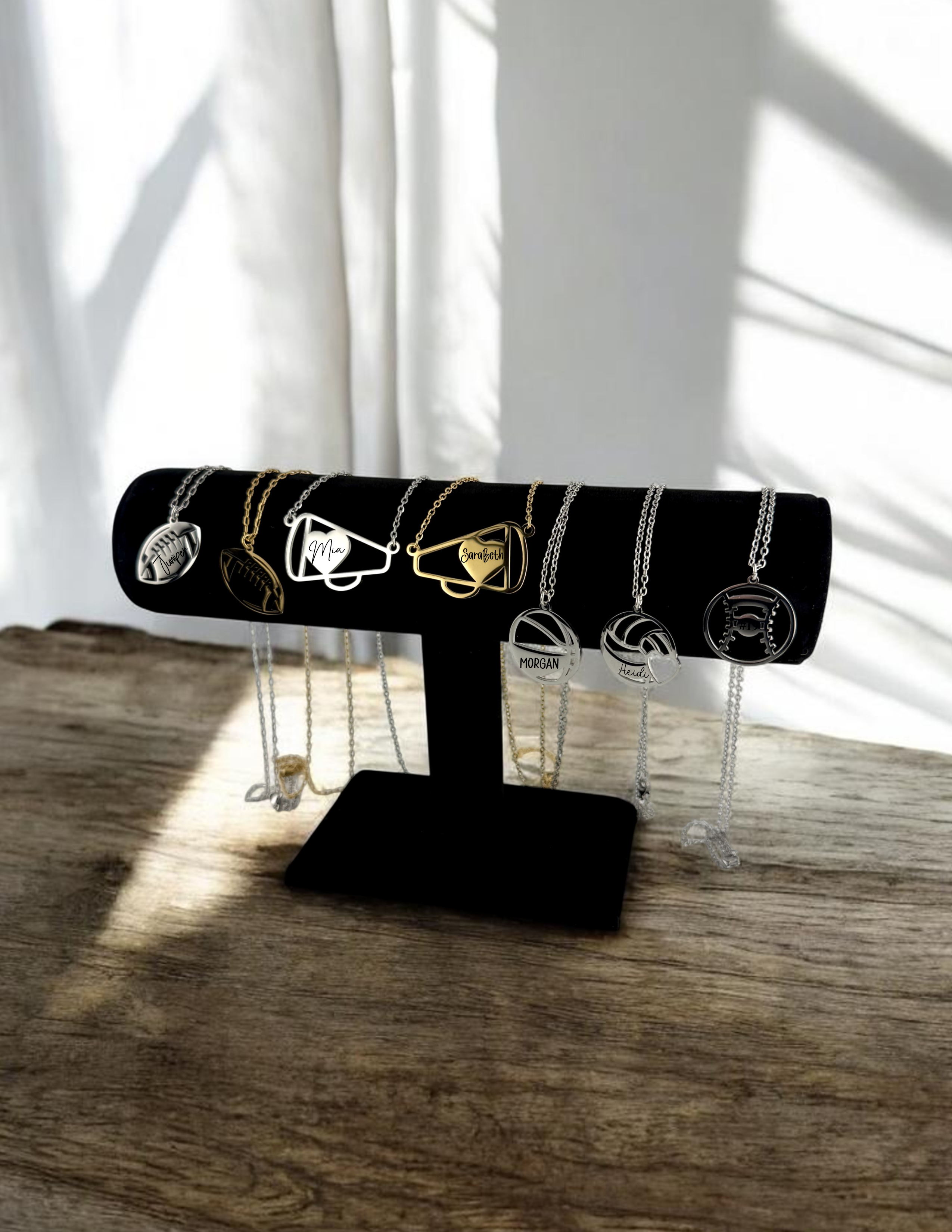 Custom Basketball Necklace - Personalized Engraved Pendant with Team Spirit