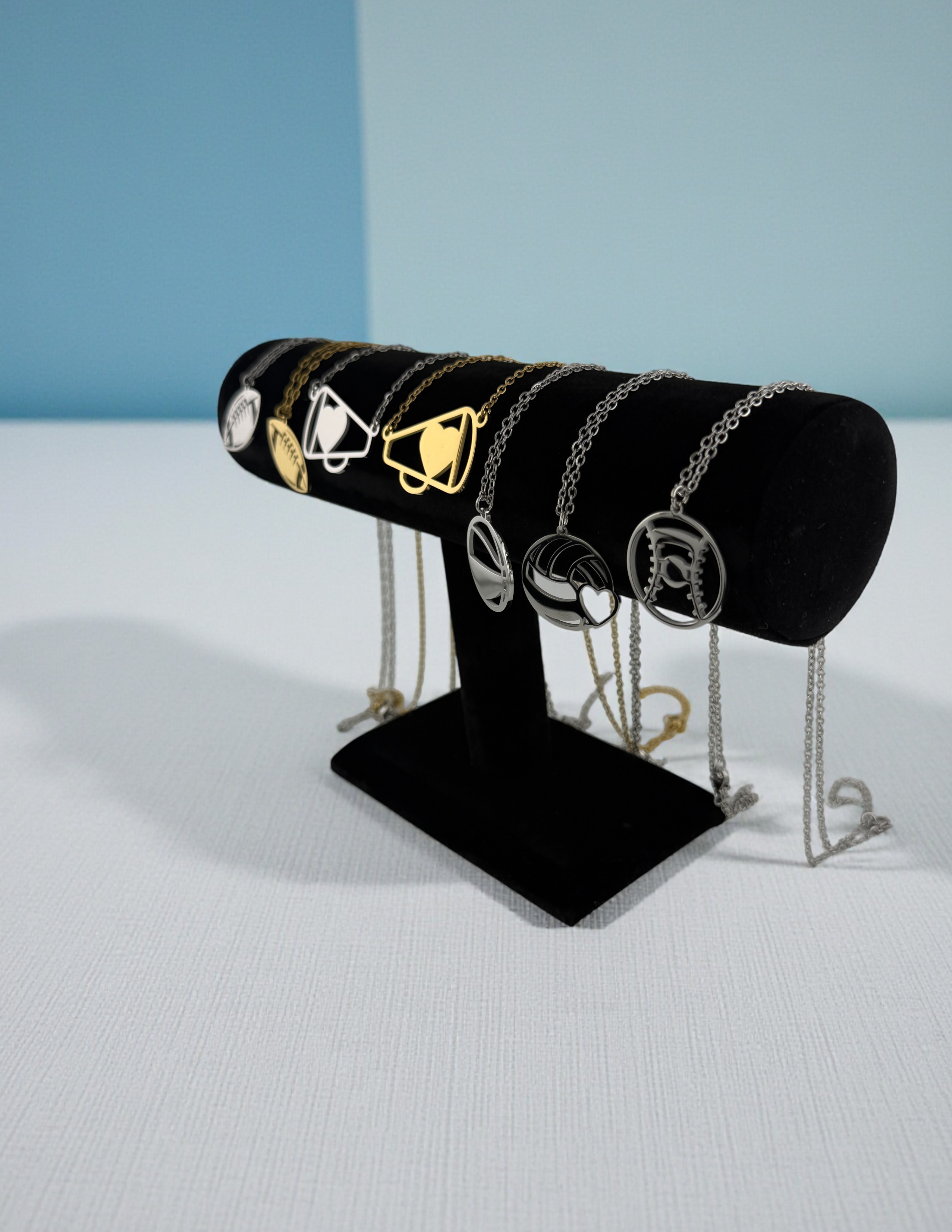 Custom Baseball Necklace - Personalized Sports Jewelry