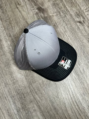 Freedom Gray with black bill and gray back Richardson hat, baseball hat, men, trucker hat, Richardson, patches, leather, gifts, cap, America, Freedom - Coastal Chaos LLC