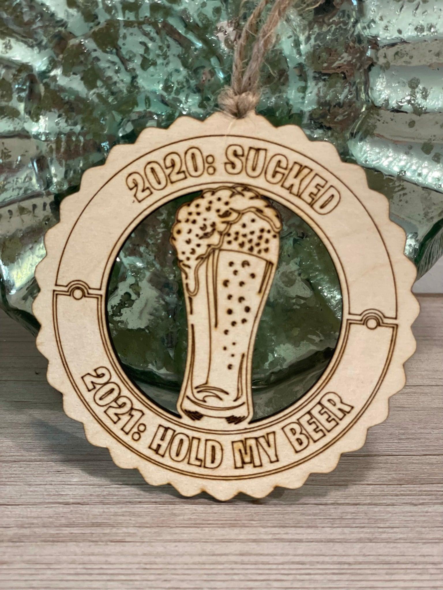 Hold my beer ornament - Coastal Chaos LLC