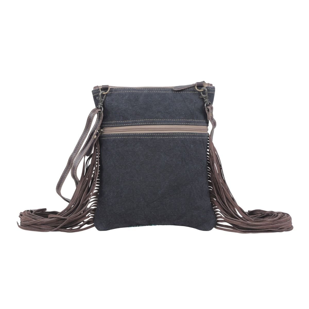 Myra Bags Flaneur Canvas & Hairon Bag, purse, women, gift, Anniversary, Birthday, Valentines Day, trendy, western - Coastal Chaos LLC
