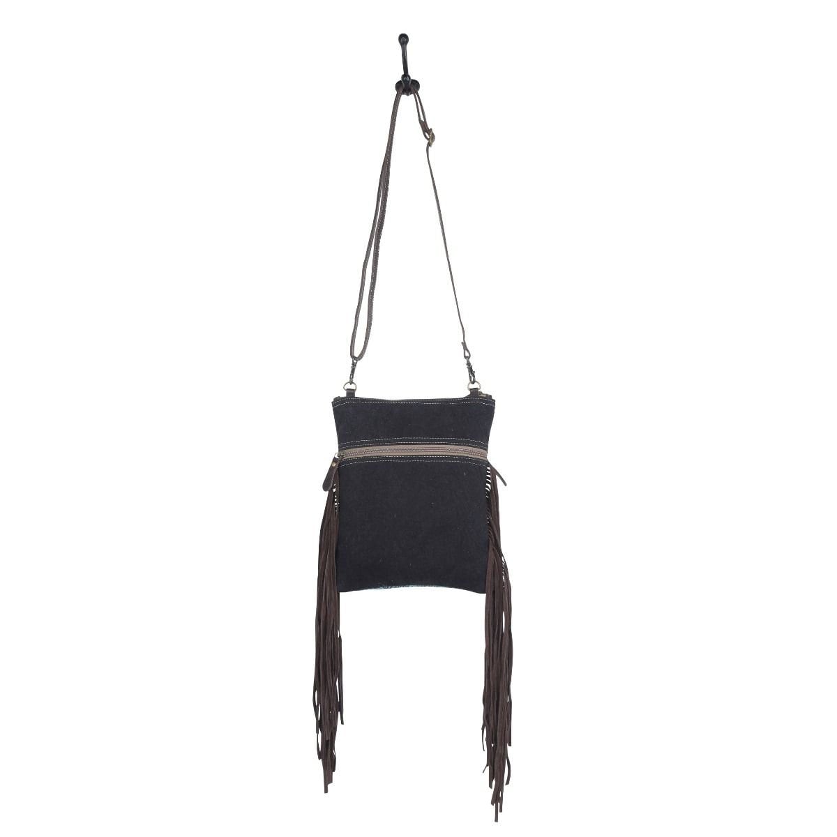 Myra Bags Flaneur Canvas & Hairon Bag, purse, women, gift, Anniversary, Birthday, Valentines Day, trendy, western - Coastal Chaos LLC