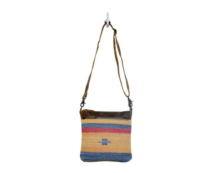 Myra Bag Yellow and Blue Crossbody Bag, gift, anniversary, Valentine, Birthday, Women, Trendy, Western - Coastal Chaos LLC