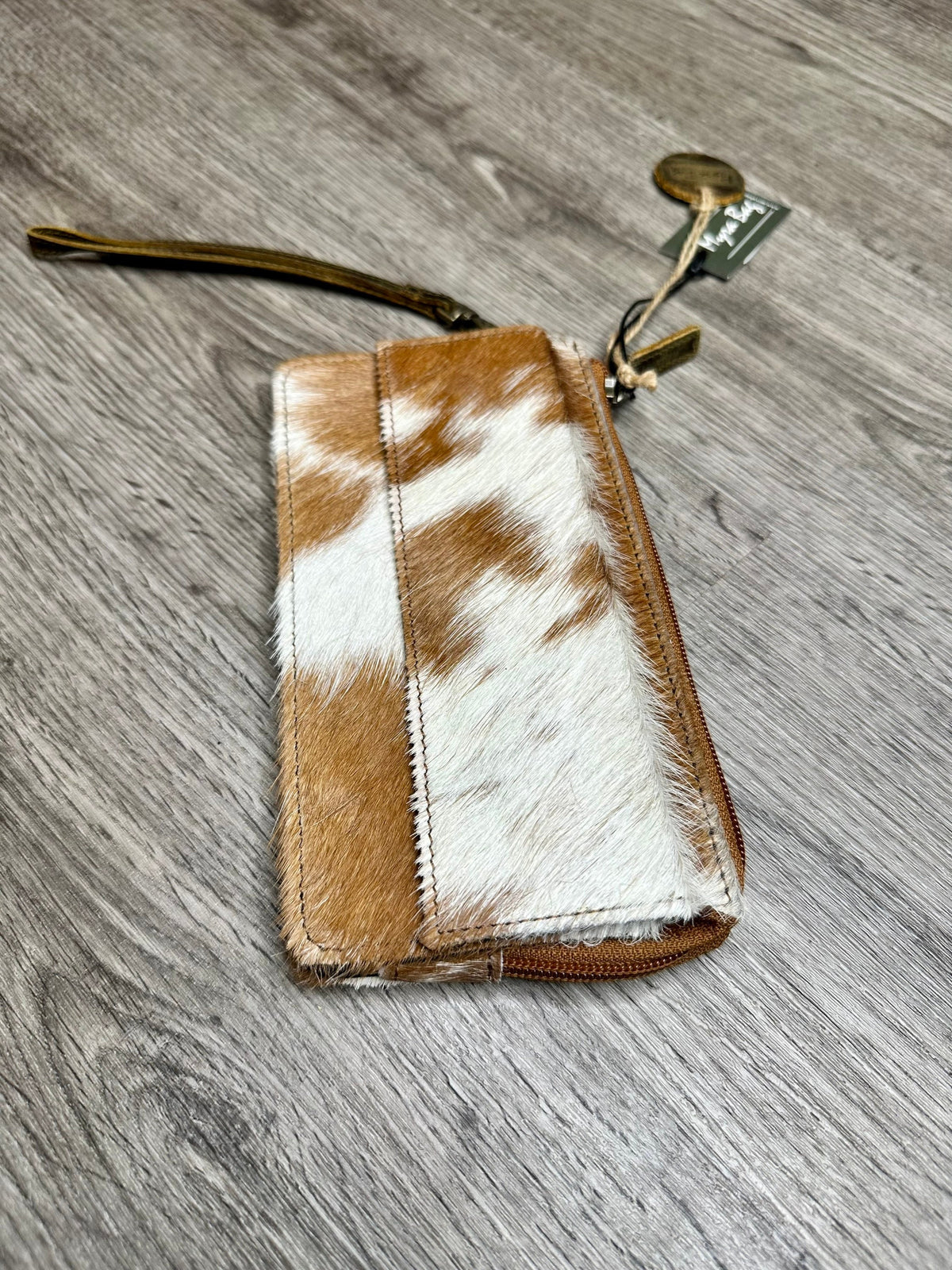 Myra Bag debatable wallet, cow hide, western, rustic wallet - Coastal Chaos LLC