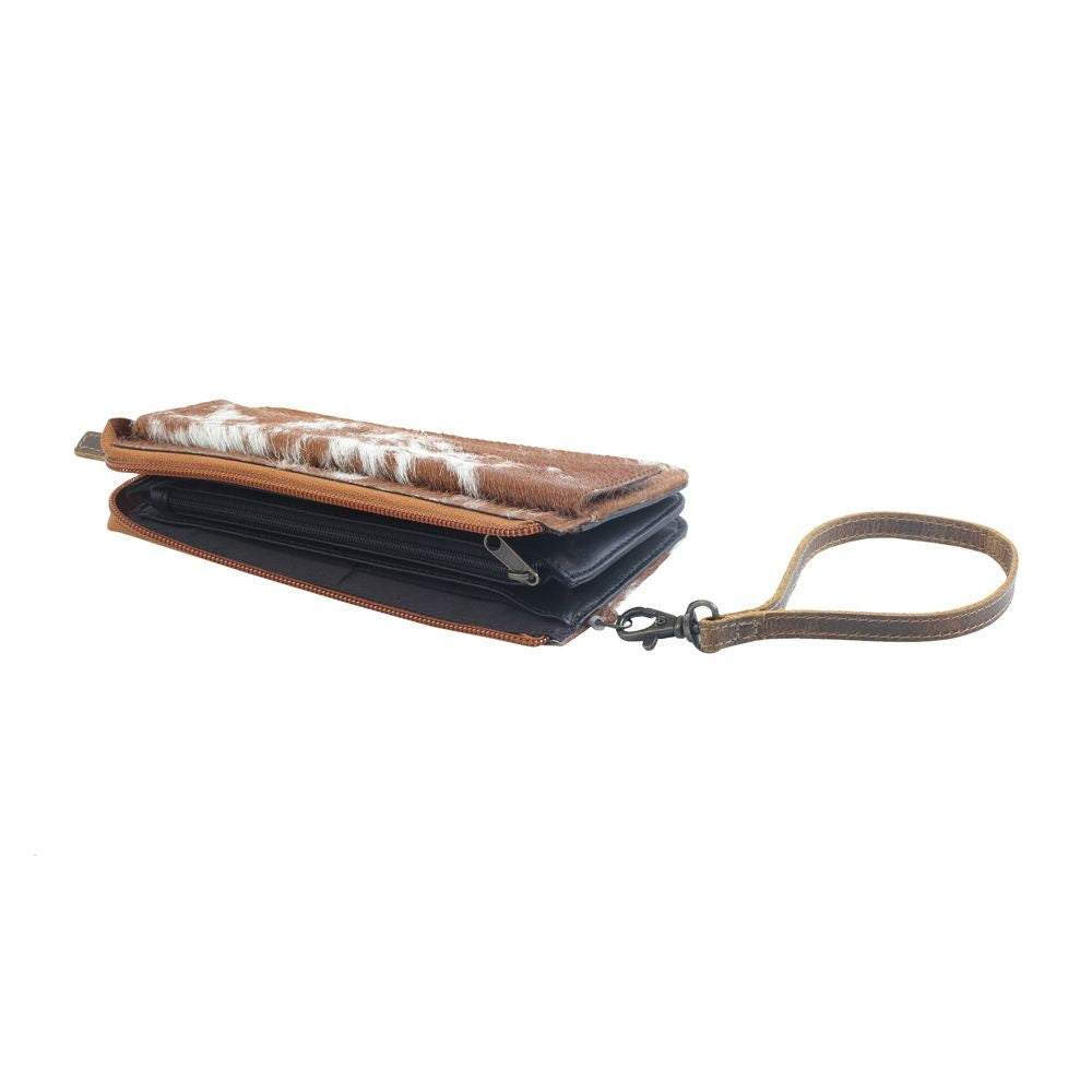 Myra Bag debatable wallet, cow hide, western, rustic wallet - Coastal Chaos LLC